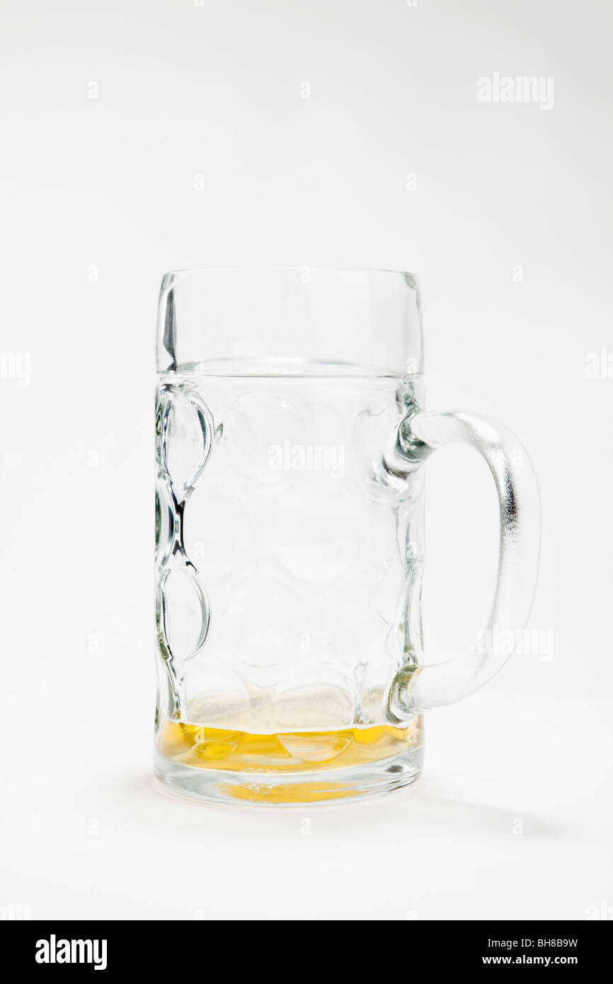 An empty beer mug Stock Photo Alamy
