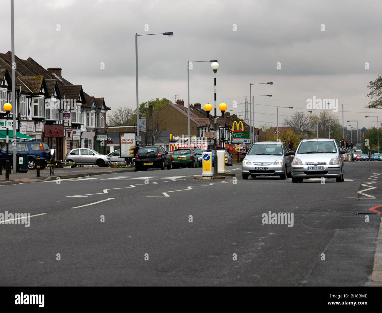 A24 built on the former Stane Street Roman Road Section from Ewell to