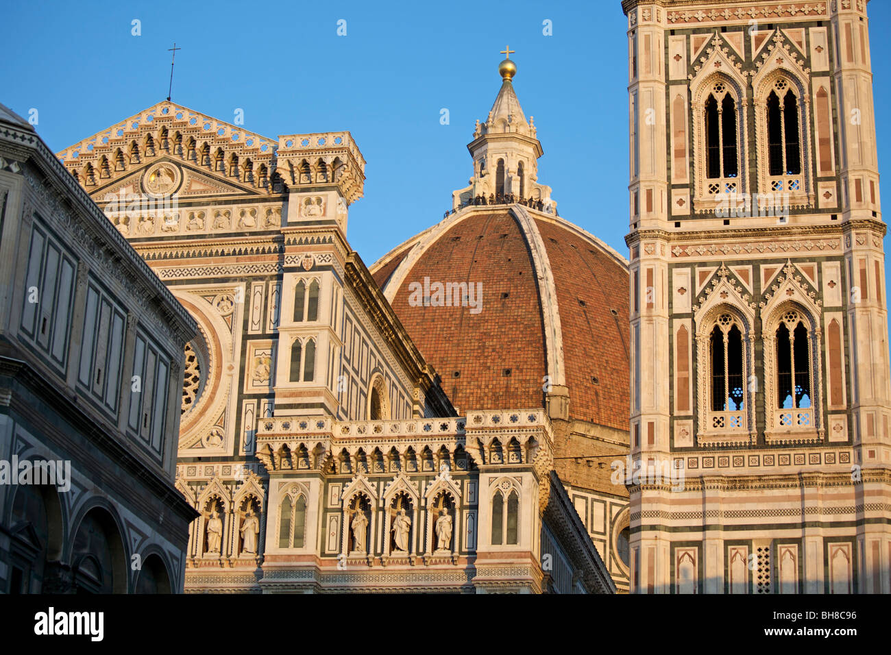 Santa Maria Del Fiore and Giotto's Campanile, Florence, Italy Stock Photo