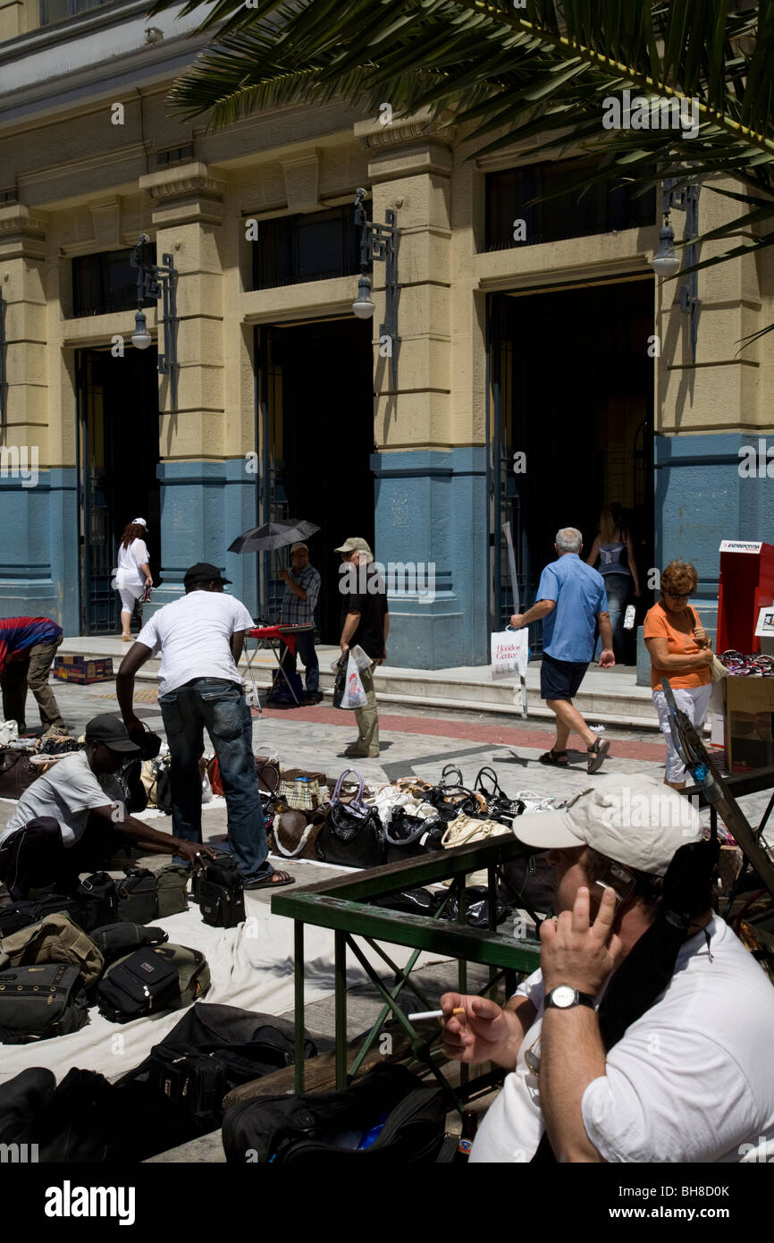 Railway Station Piraeus Athens Greece Stock Photo Alamy