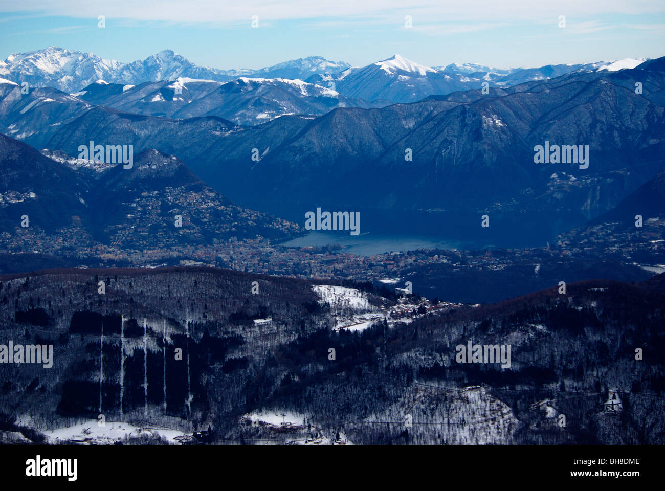 Lugano Winter High Resolution Stock Photography and Images Alamy