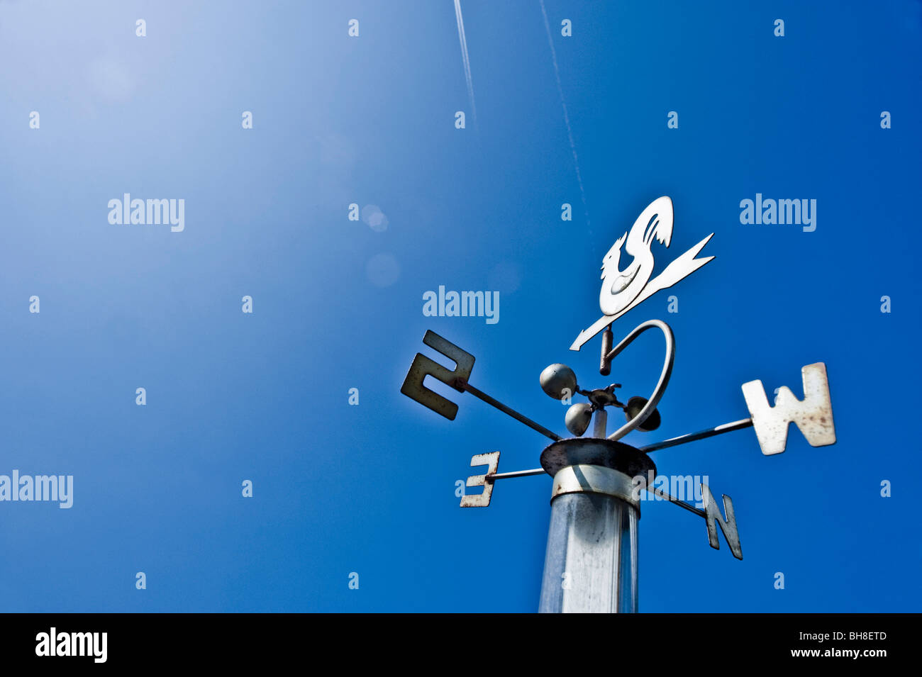 vane and compass Stock Photo Alamy
