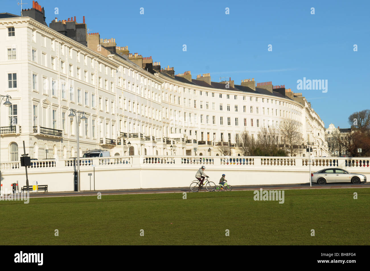 Regency style townhouses in Brighton Stock Photo