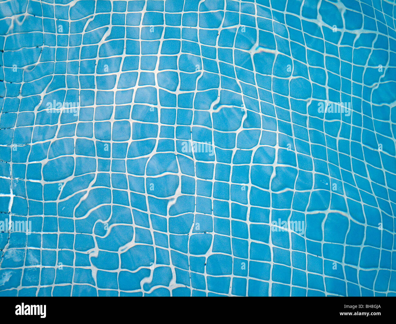 Detail of rooftop pool, Mallorca Balearic Islands Spain Stock Photo