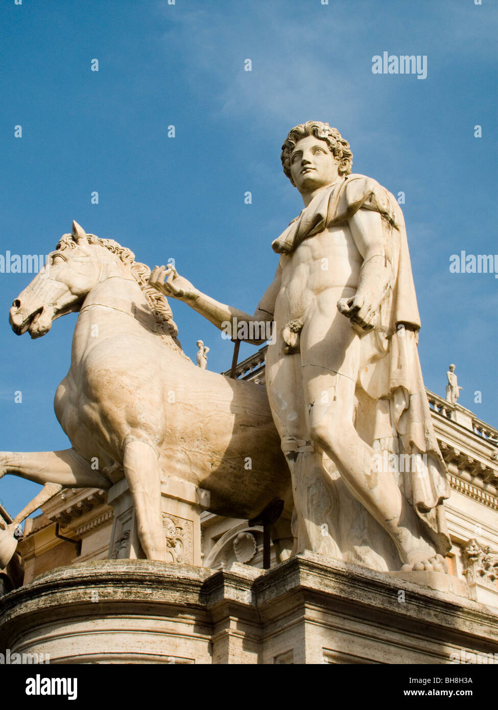 Monumental sculpture Rome Lazio Italy Stock Photo