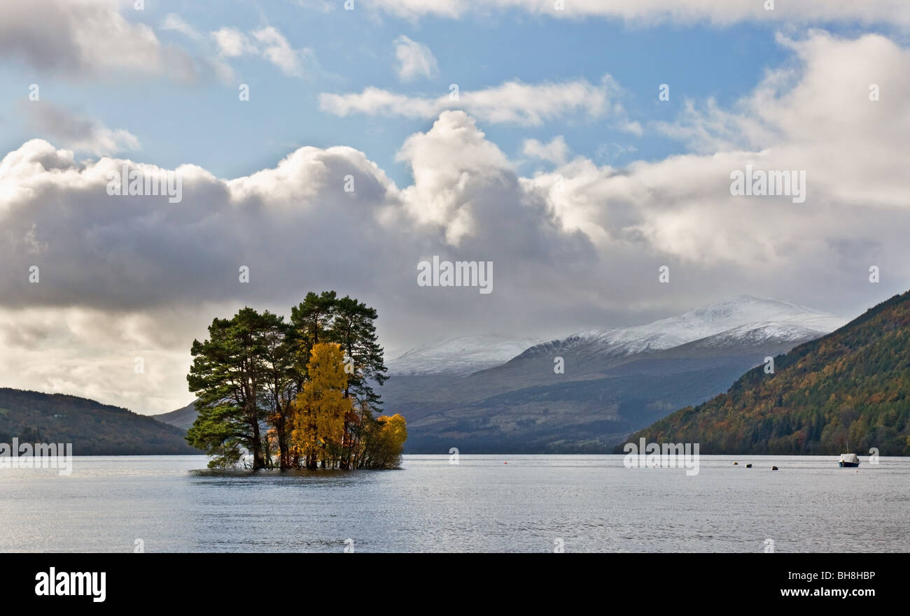 Loch Tay at Kenmore, Scotland Stock Photo
