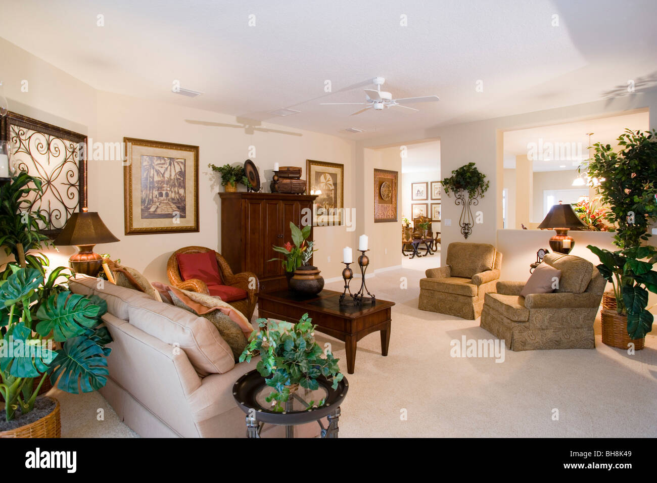 Modern home interiors Stock Photo Alamy