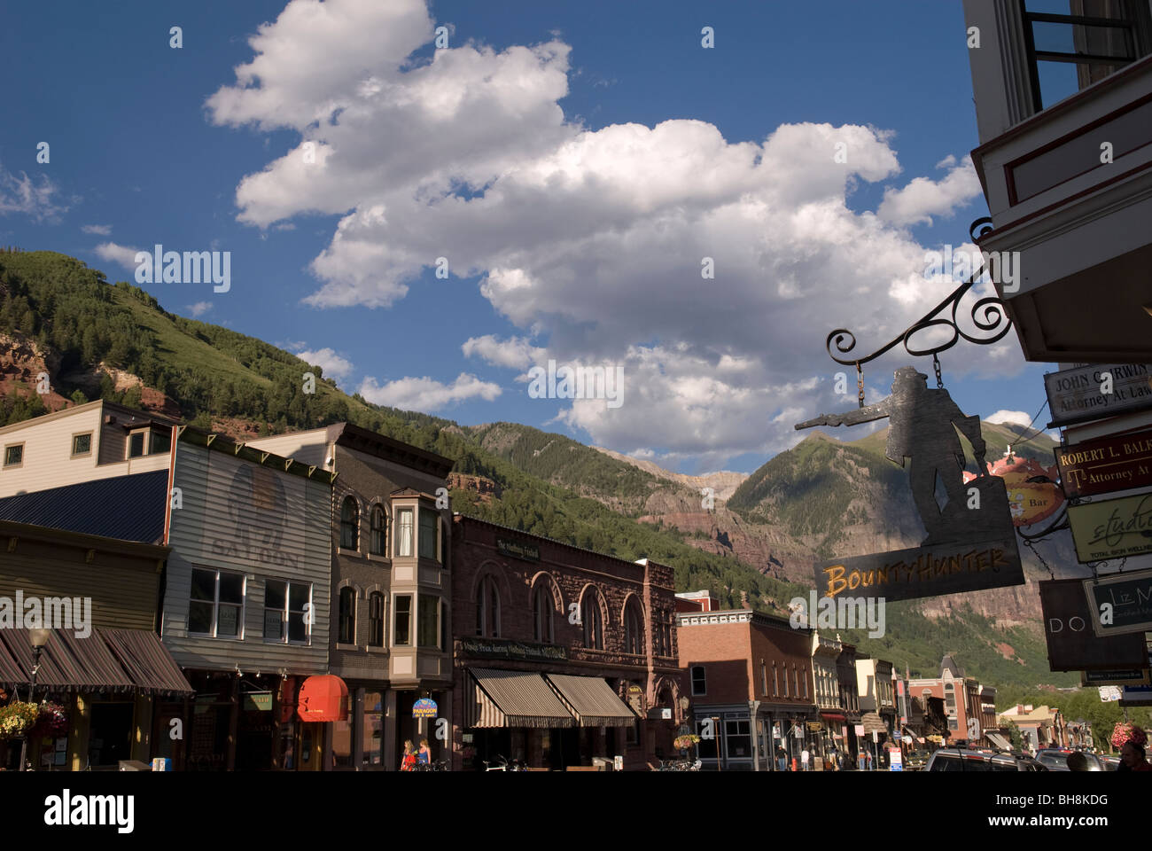 Main street Telluride, Colorado Stock Photo