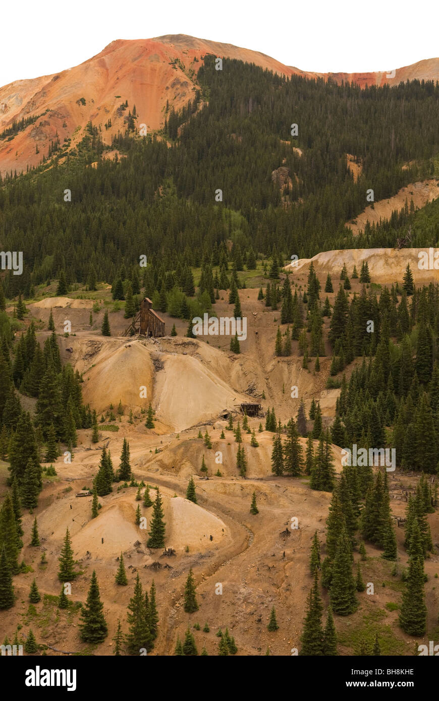 Abandoned mine Colorado Stock Photo