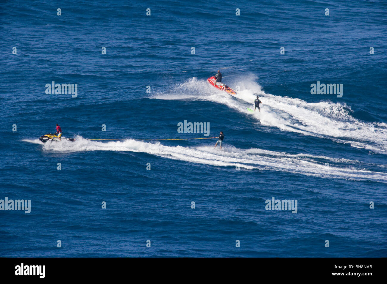 Surfing at Jaws; Maui , Hawaii Stock Photo - Alamy