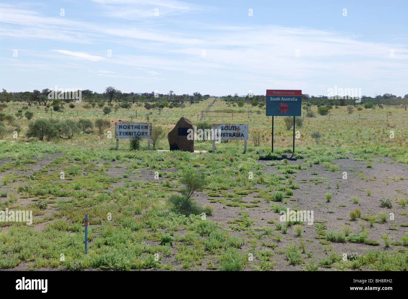 northern territory and south australia border Stock Photo Alamy