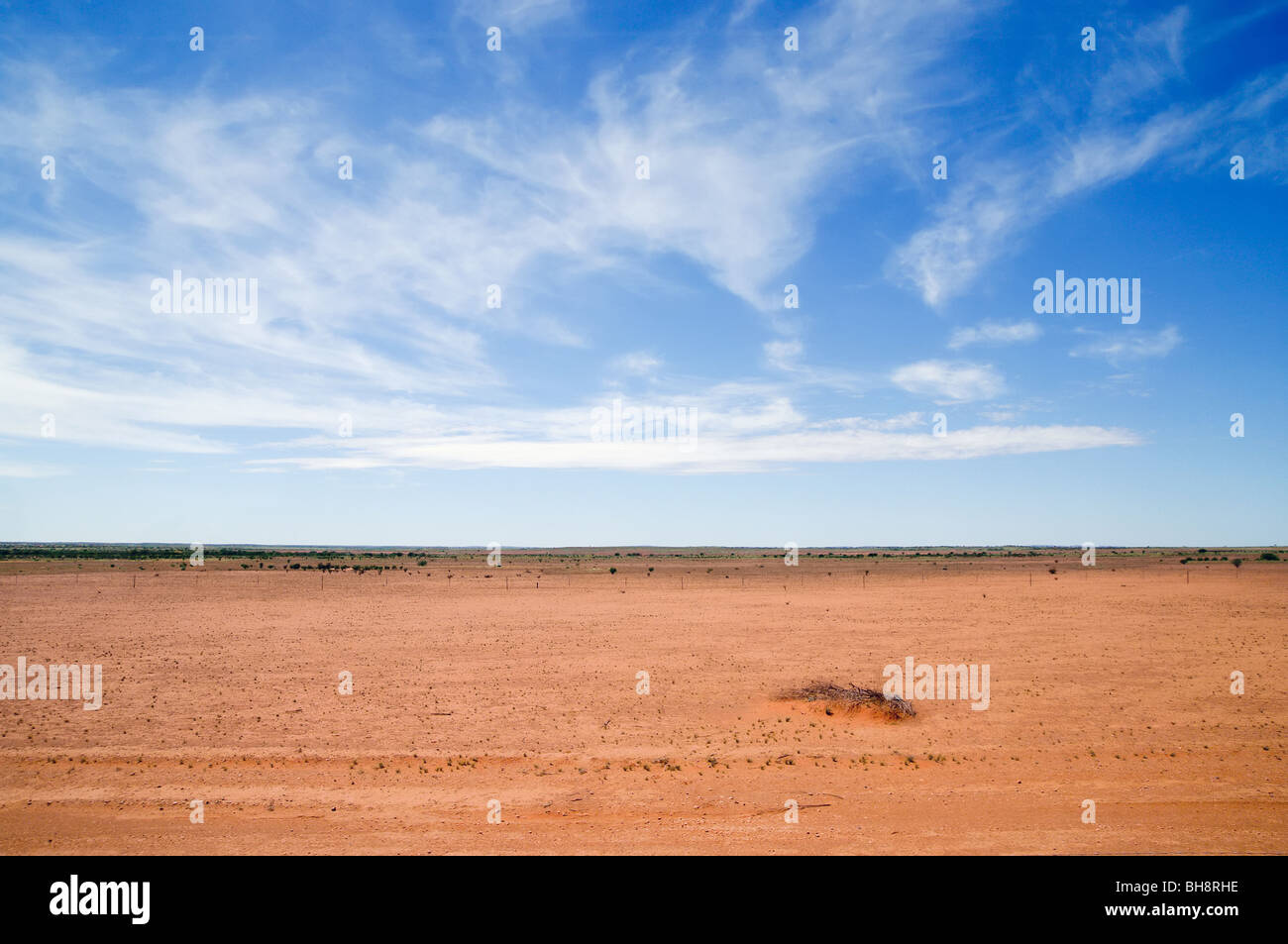 great image of the australian red desert Stock Photo