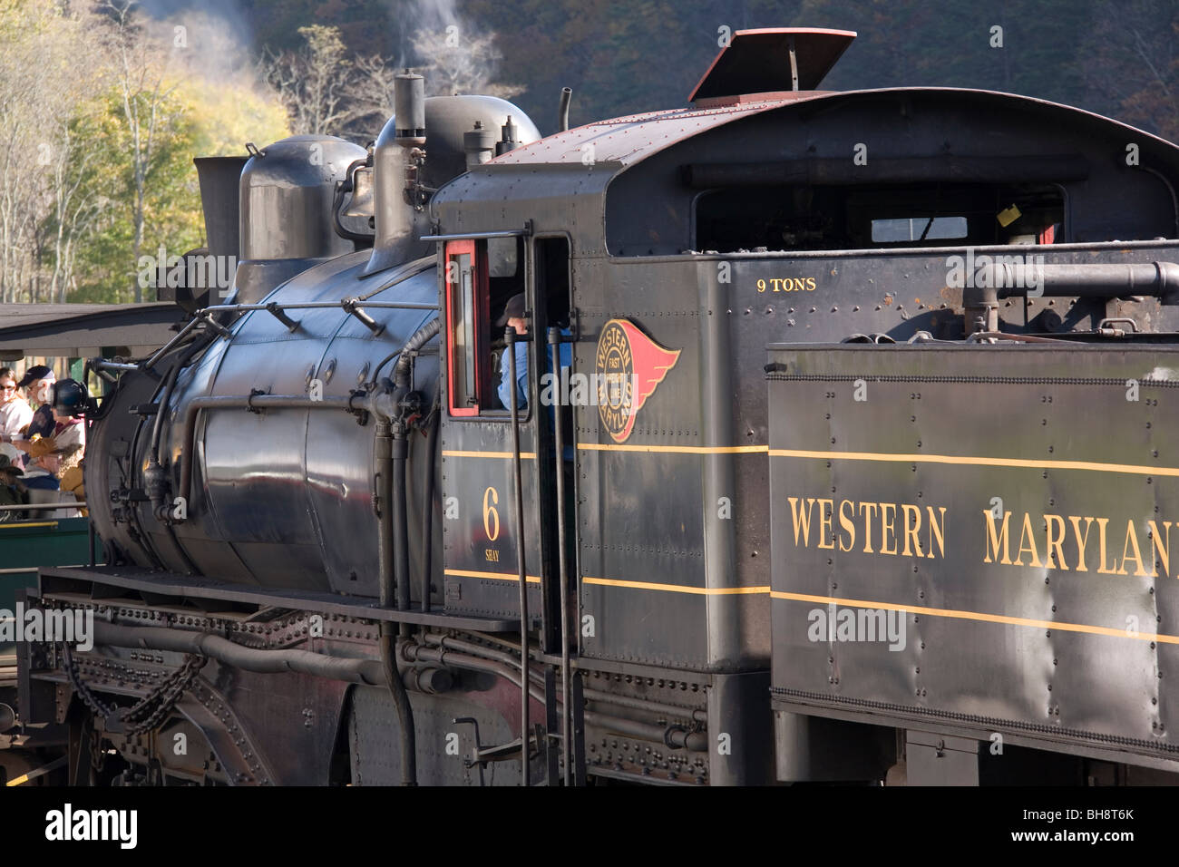 Shay at Cass Scenic Railroad State Park in West Virginia