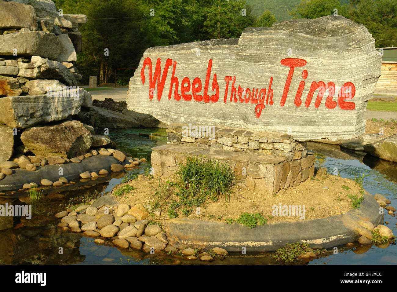AJD63960, Maggie Valley, NC, North Carolina, Wheels Through Time Museum Stock Photo Alamy