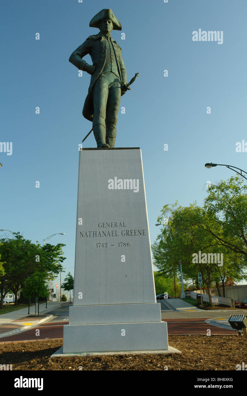 AJD64227, Greensboro, NC, North Carolina, Downtown, General Nathanial