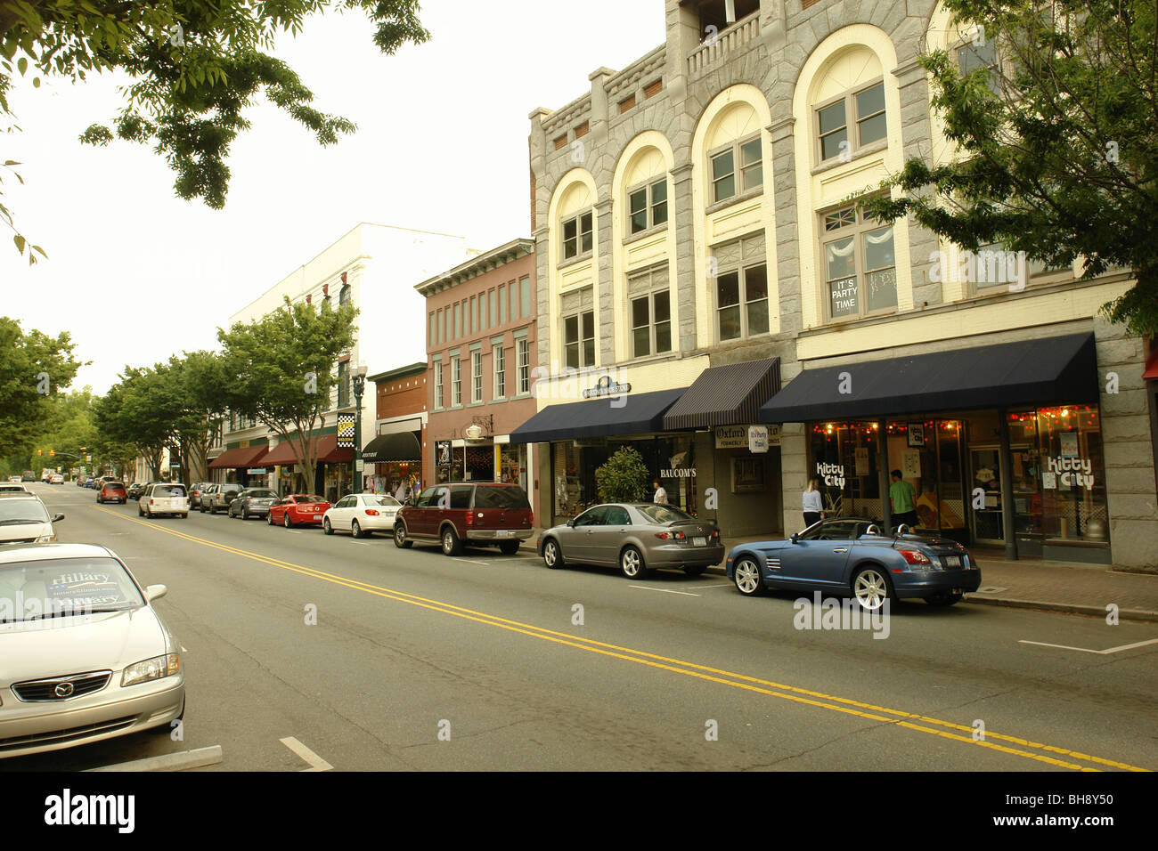 AJD64330, Albemarle, NC, North Carolina, downtown, main street Stock Photo