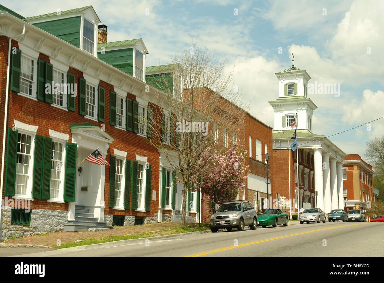 AJD64380, Abingdon, VA, Virginia, Downtown Stock Photo Alamy