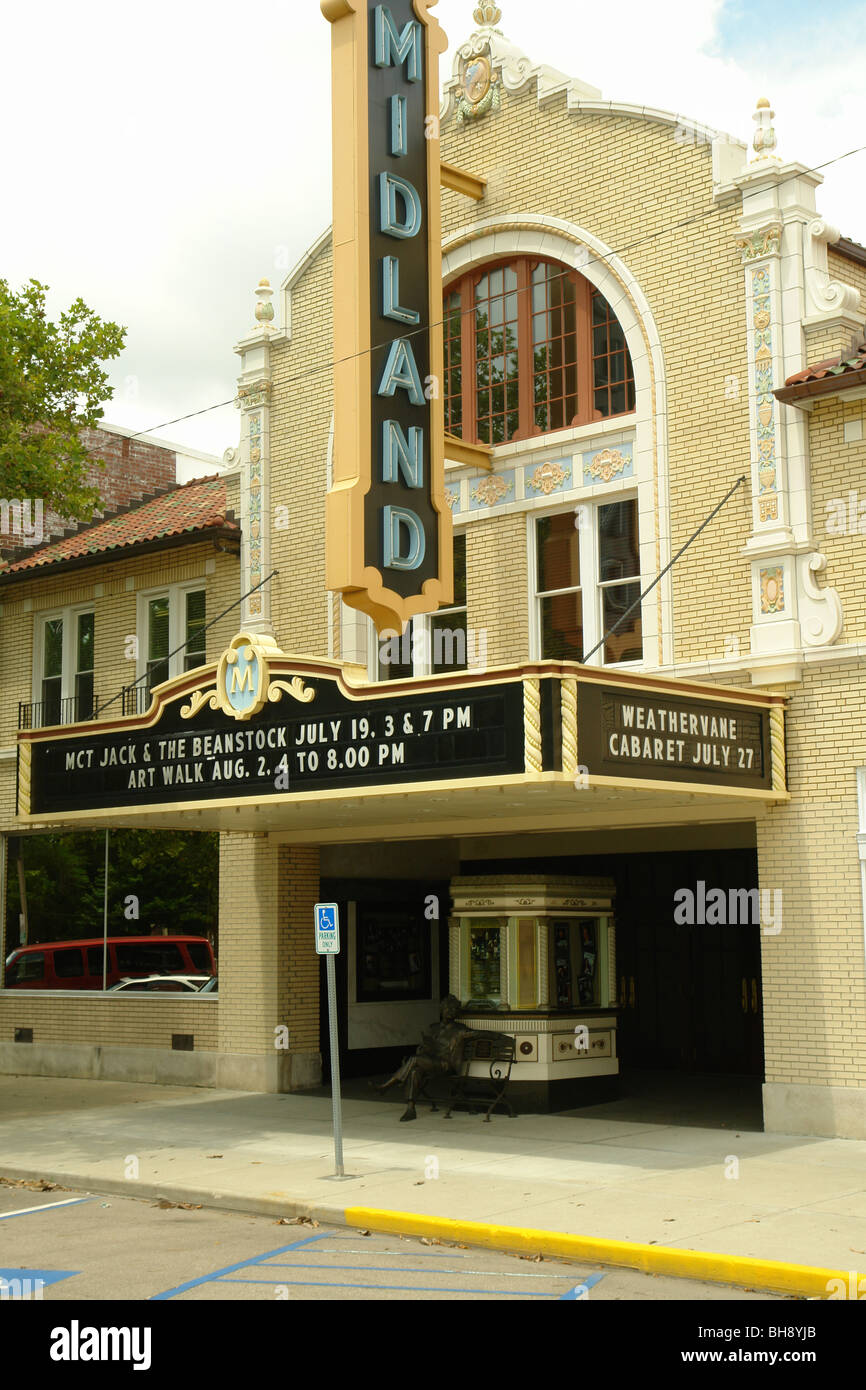 AJD64915, Newark, OH, Ohio, Downtown, Midland Theater Stock Photo Alamy