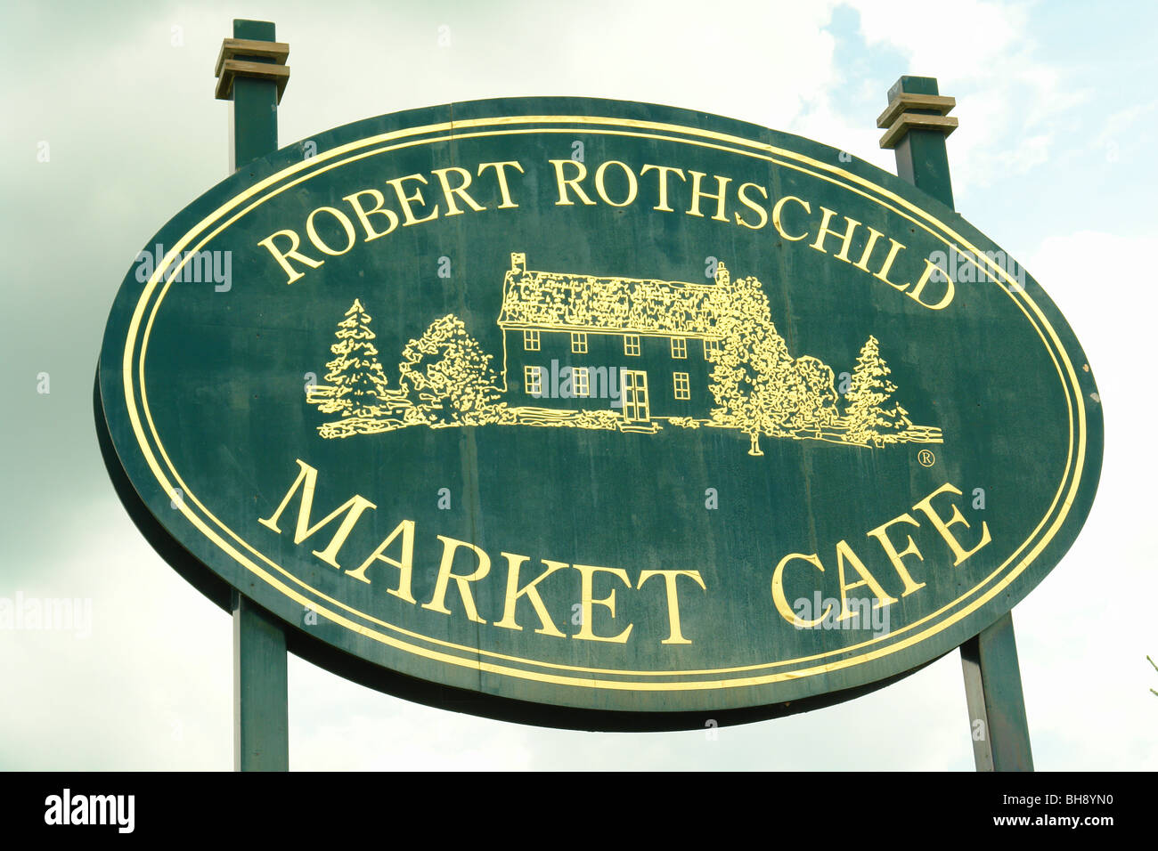 AJD64919, Urbana, OH, Ohio, Robert Rothschild Farm, Market Café sign
