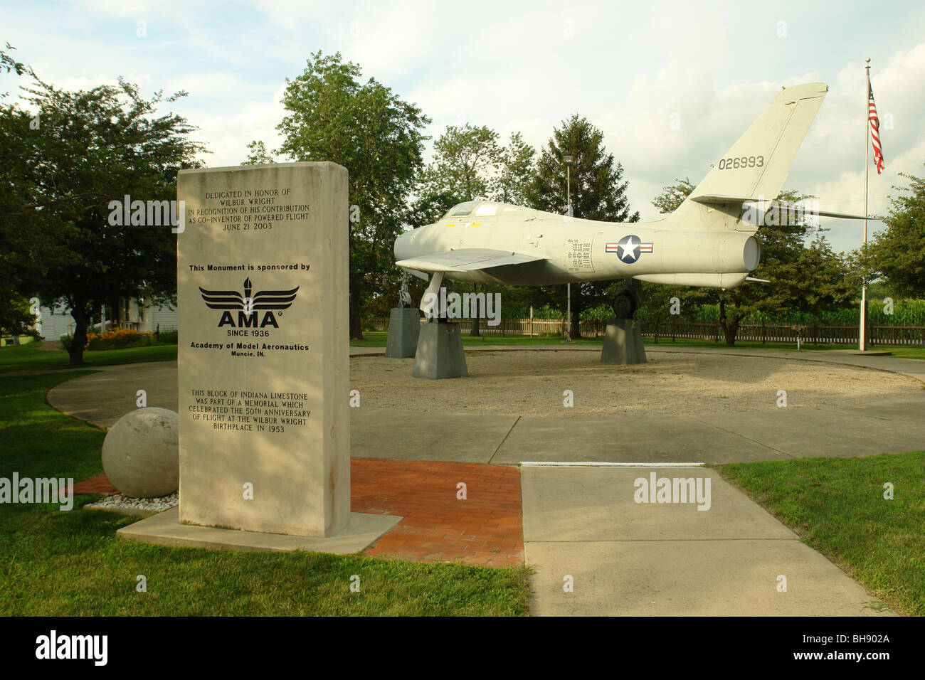 AJD64949, Hagerstown, IN, Indiana, Wilbur Wright Birthplace & Museum