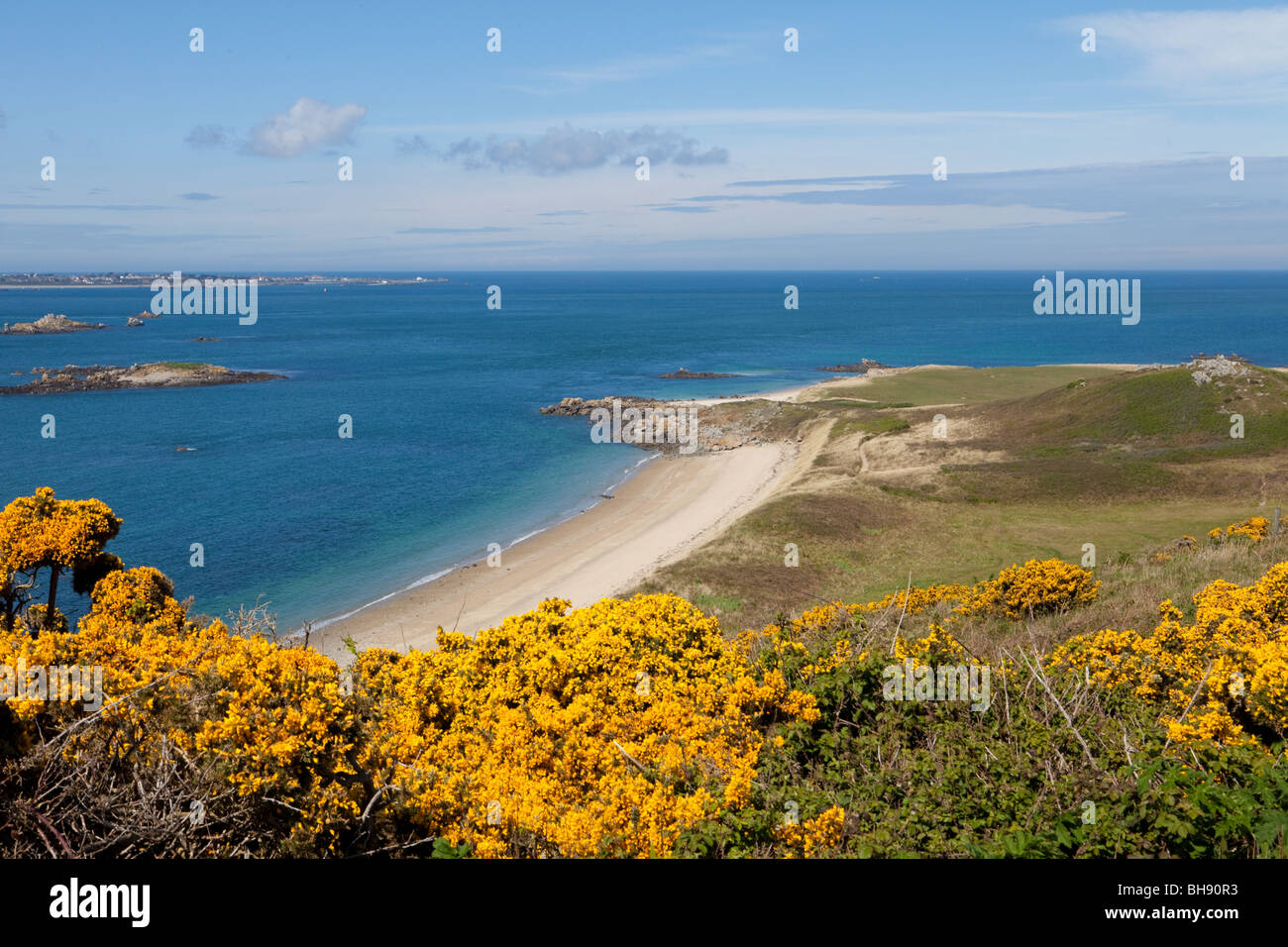 Herm Island Coast Stock Photo - Alamy