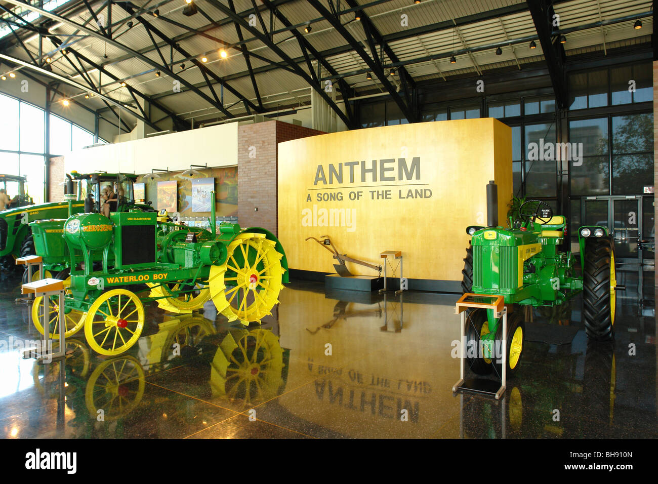 AJD65023, Moline, IL, Illinois, John Deere Pavilion, interior Stock