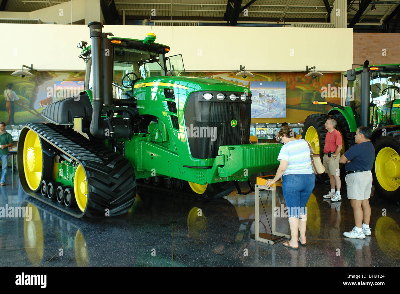 AJD65026, Moline, IL, Illinois, John Deere Pavilion, interior Stock