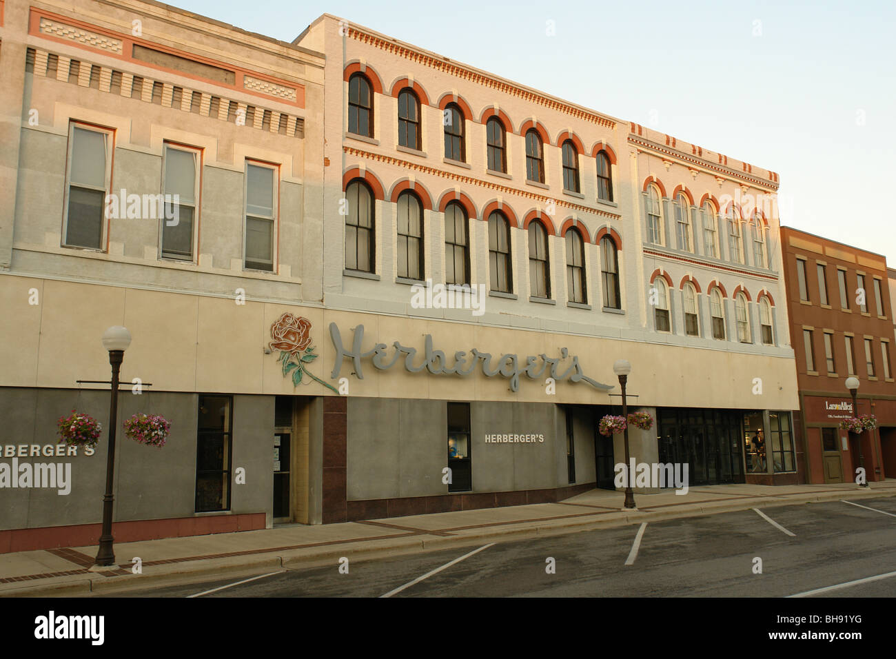 AJD65105, New Ulm, MN, Minnesota, Downtown Stock Photo Alamy