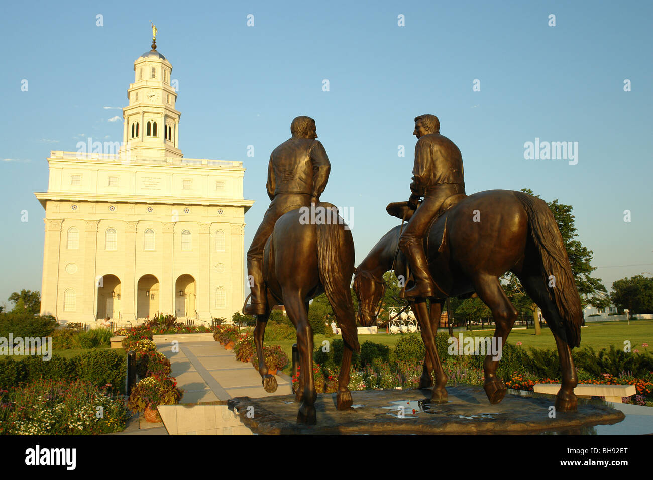 Joseph hyrum smith statues temple hires stock photography and images