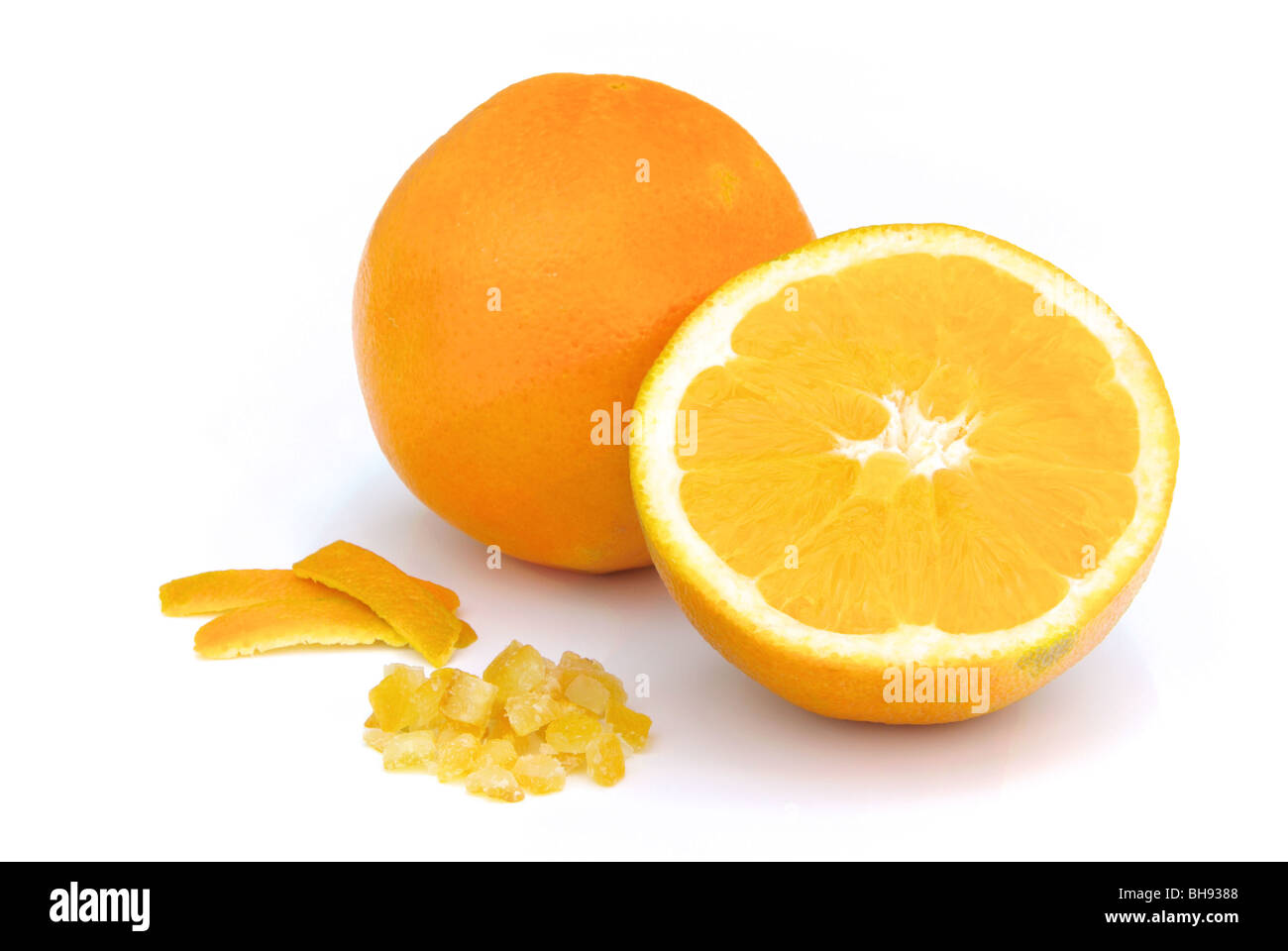 Orangeat - candied orange peel 04 Stock Photo