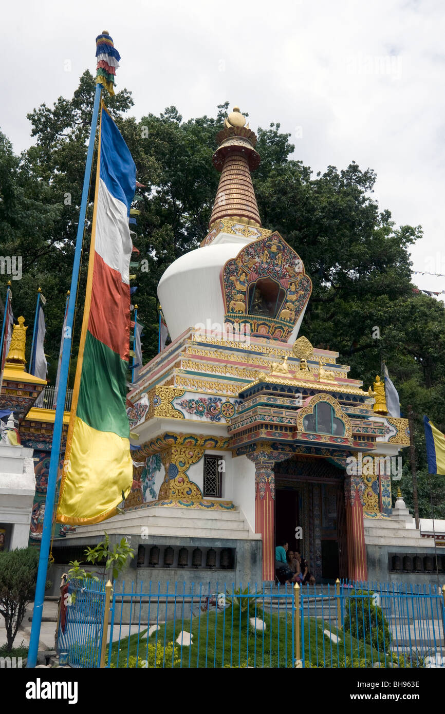 buddhist stupa near the swayambunath stupa kathmandu Stock Photo - Alamy