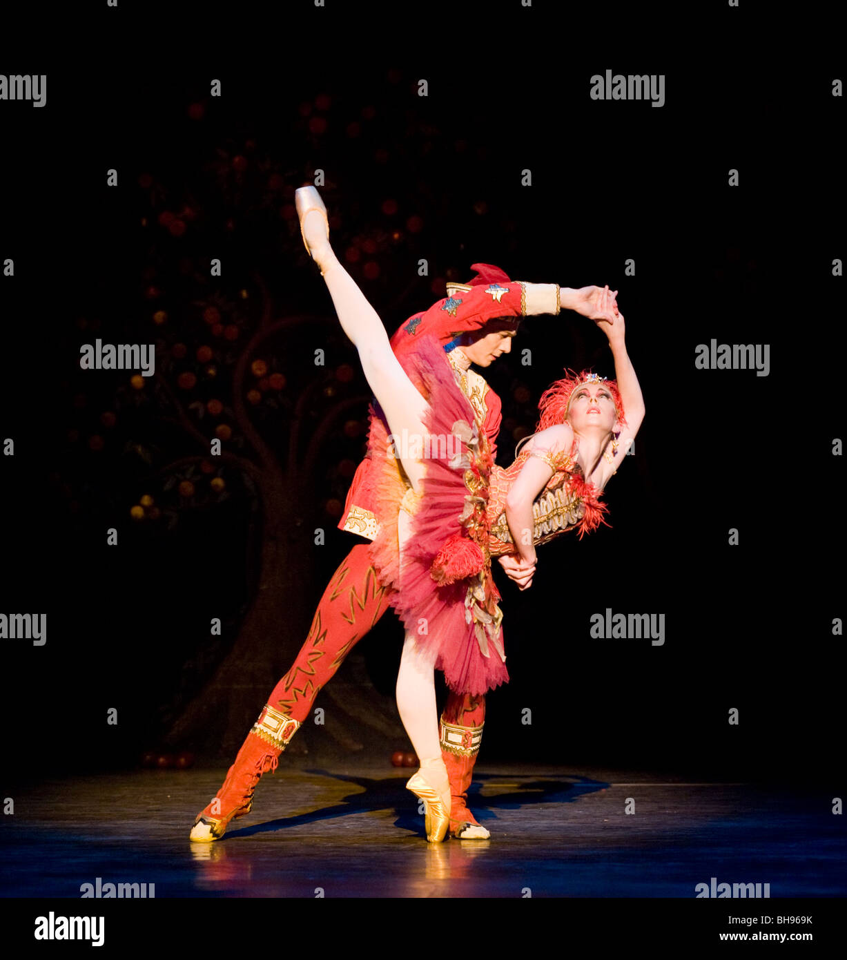 Birmingham Royal Ballet. The Firebird. Stock Photo