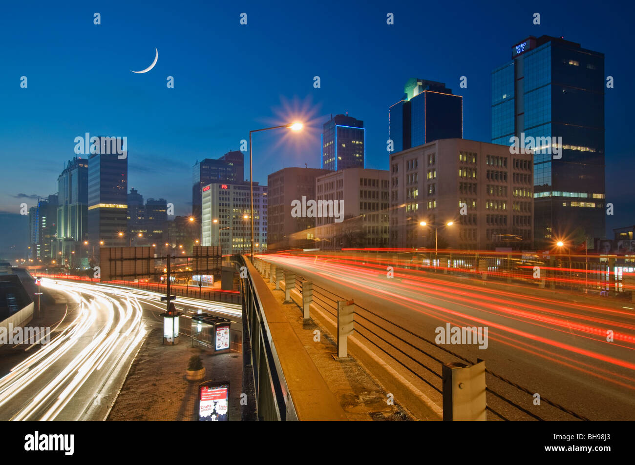 Maslak area :Modern Istanbul Stock Photo