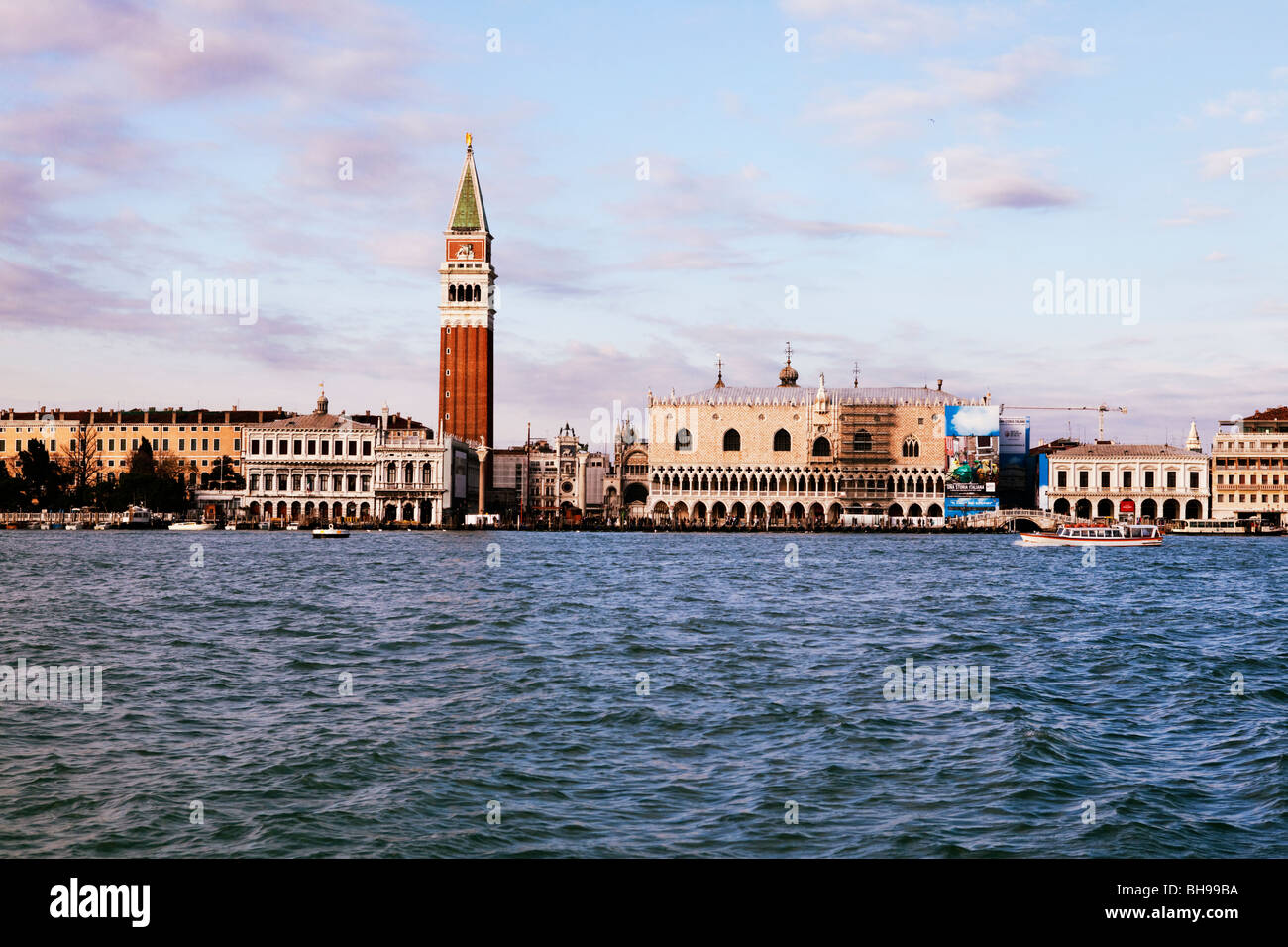 Venice: Palazzo Ducale, Piazza San Marco, lagoon, Italy Stock Photo