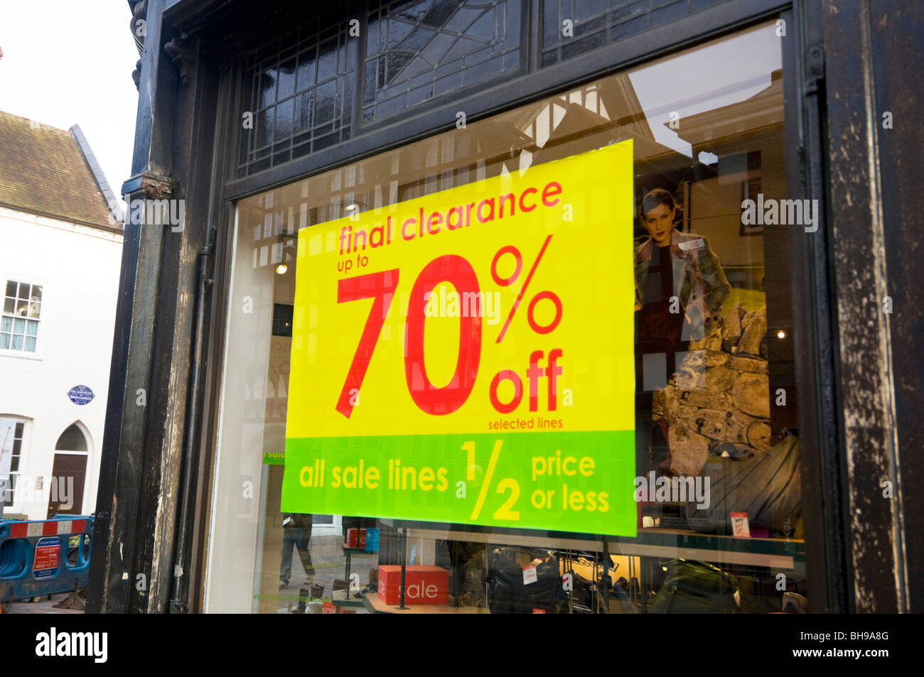 Shop Sign Hereford Herefordshire Stock Photo: 27865168 - Alamy