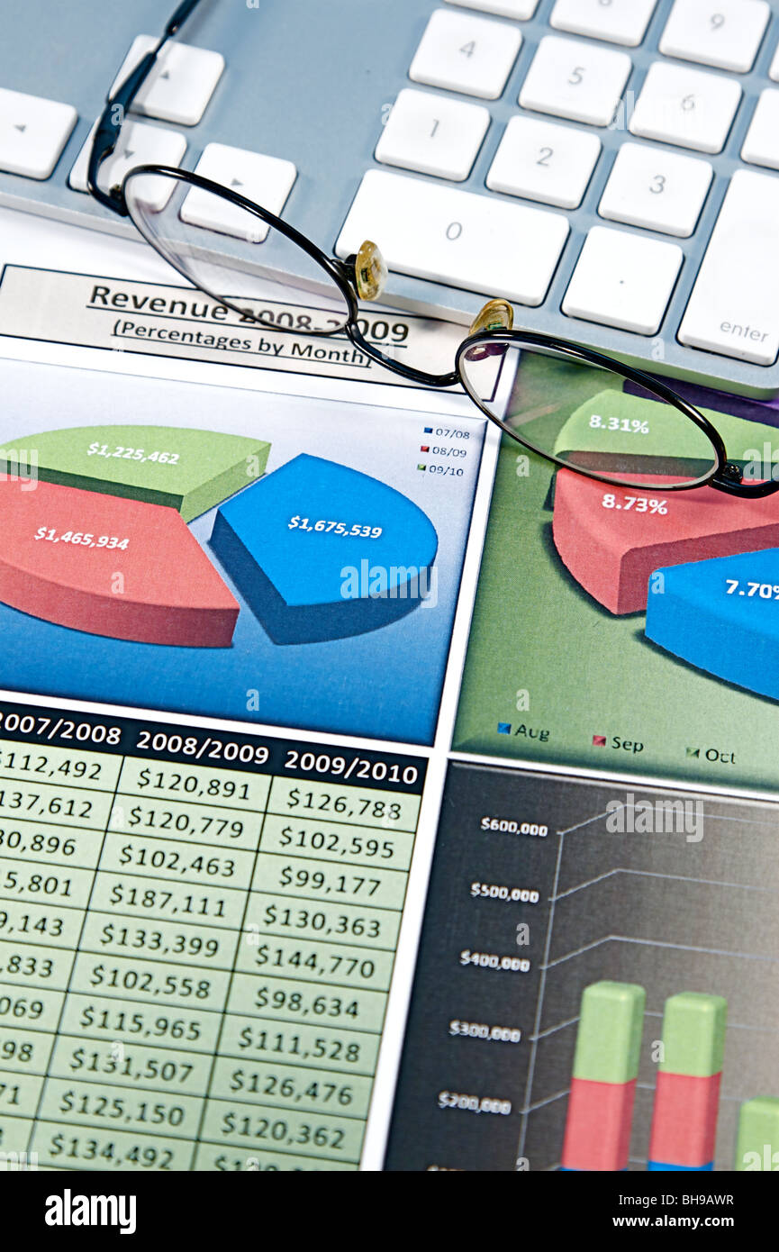 Business charts and graphs for strategic success Stock Photo - Alamy