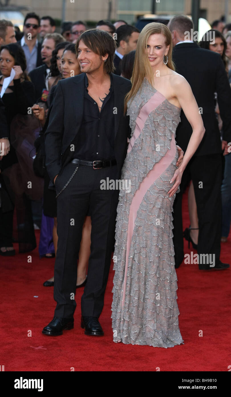 KEITH URBAN NICOLE KIDMAN 2009 AMERICAN MUSIC AWARDS DOWNTOWN LOS ...