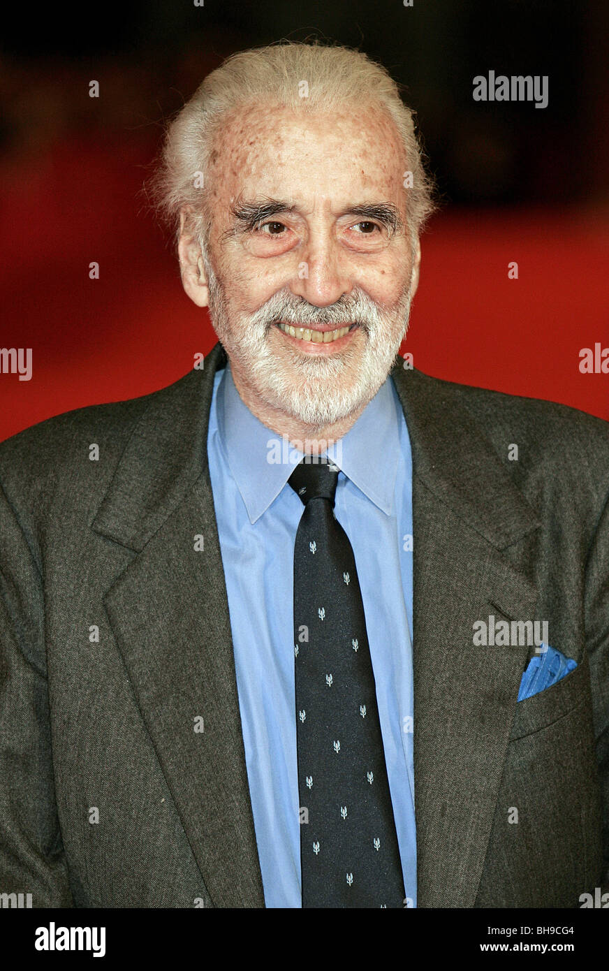 CHRISTOPHER LEE TRIAGE PREMIERE AND OPENING NIGHT AUDITORIUM PARCO DELLA MUSICA ROME ITALY 15 October 2009 Stock Photo