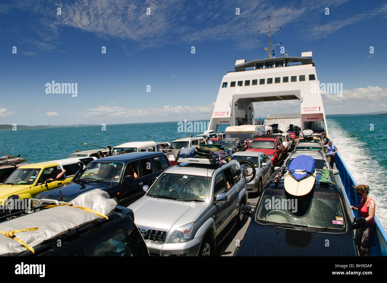 Operating between Cleveland and North Stradbroke Island, the ferry