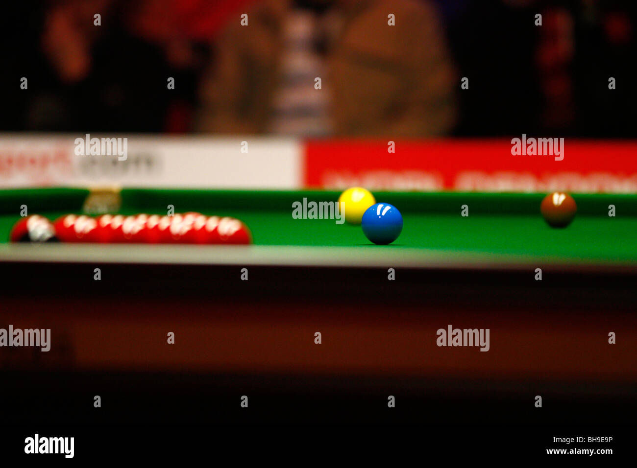 Snooker balls on the table Stock Photo Alamy