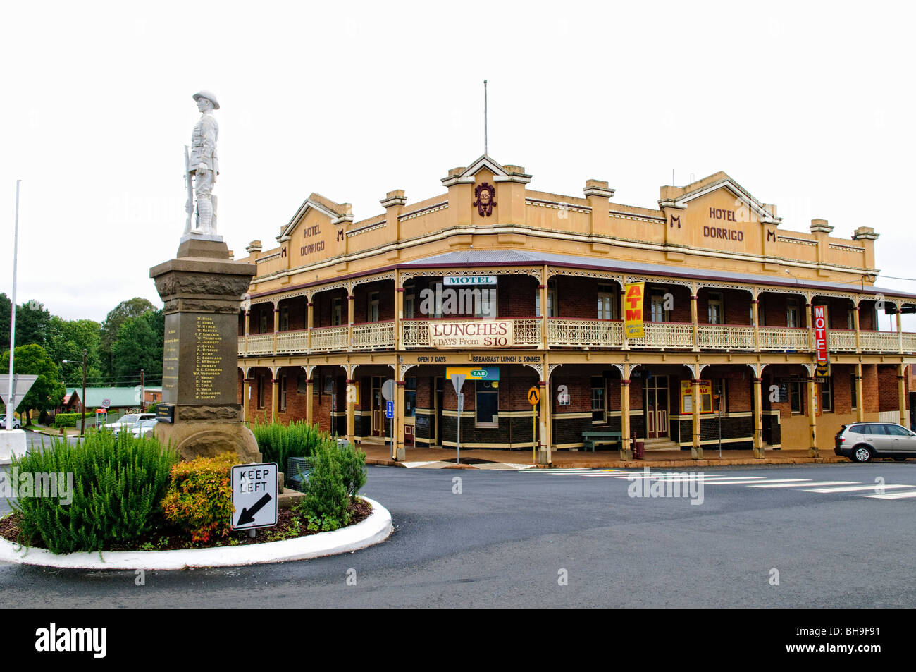 The Hotel Dorrigo in downtown Dorrigo in north central New South Wales Stock Photo