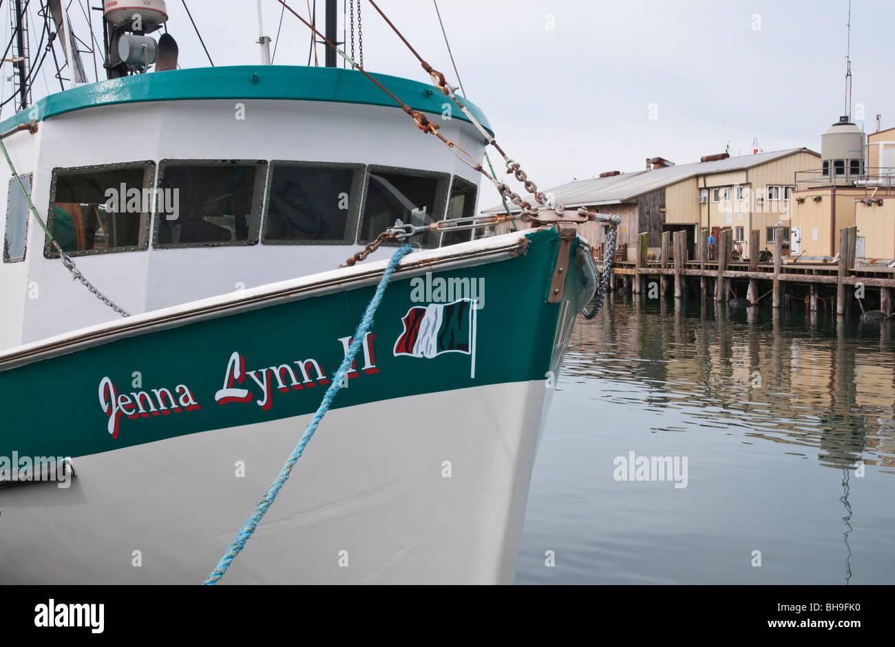 Connecticut Stonington commercial fishing boat Stock Photo Alamy