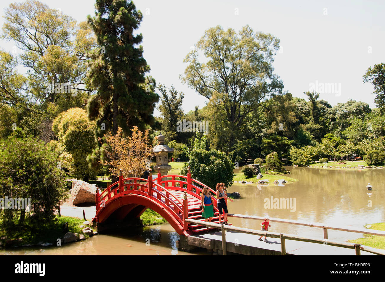 Buenos Aires Jardin Japones Japonese Garden Argentina Town City Stock Photo
