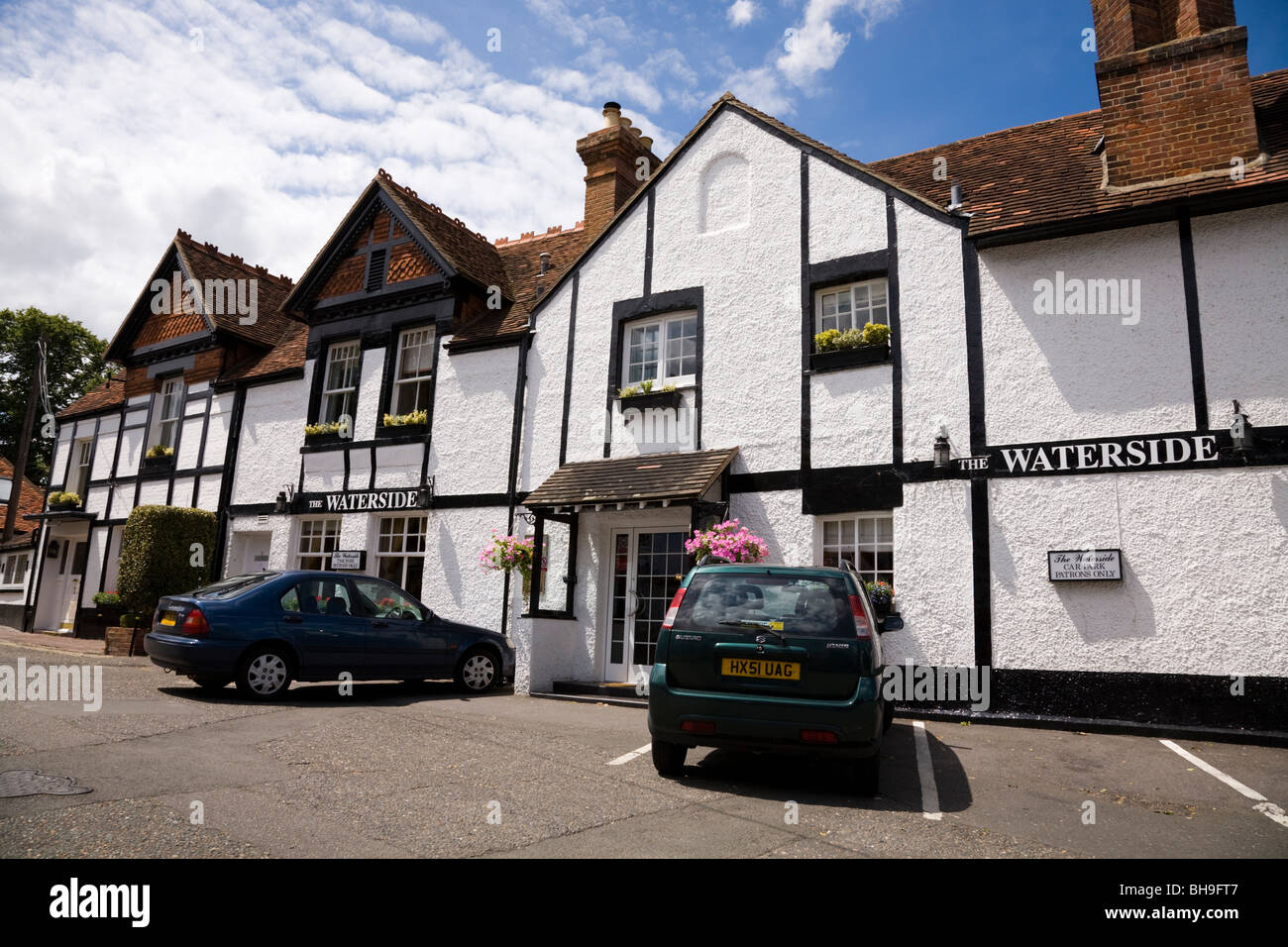 The Waterside Inn in Bray, Berkshire. Stock Photo