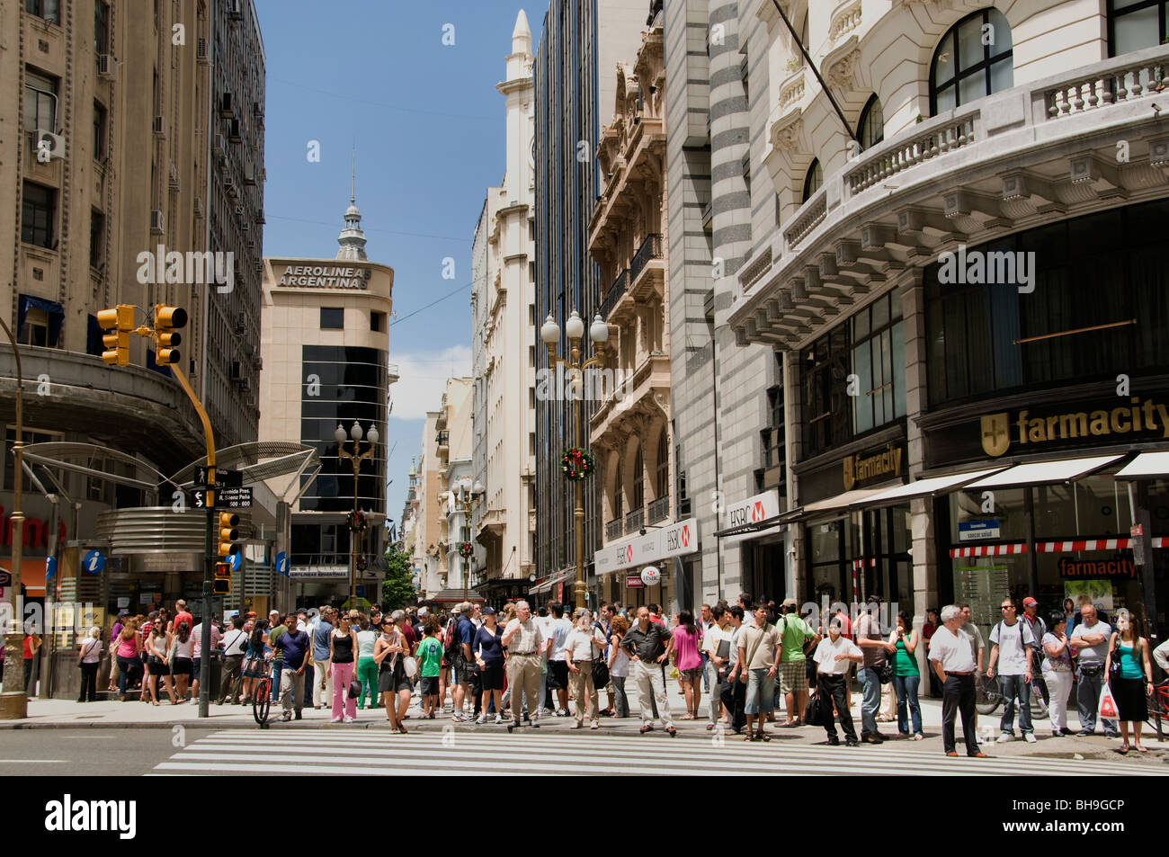 Buenos Aires avenida avenue Florida Argentina City Shopping Street