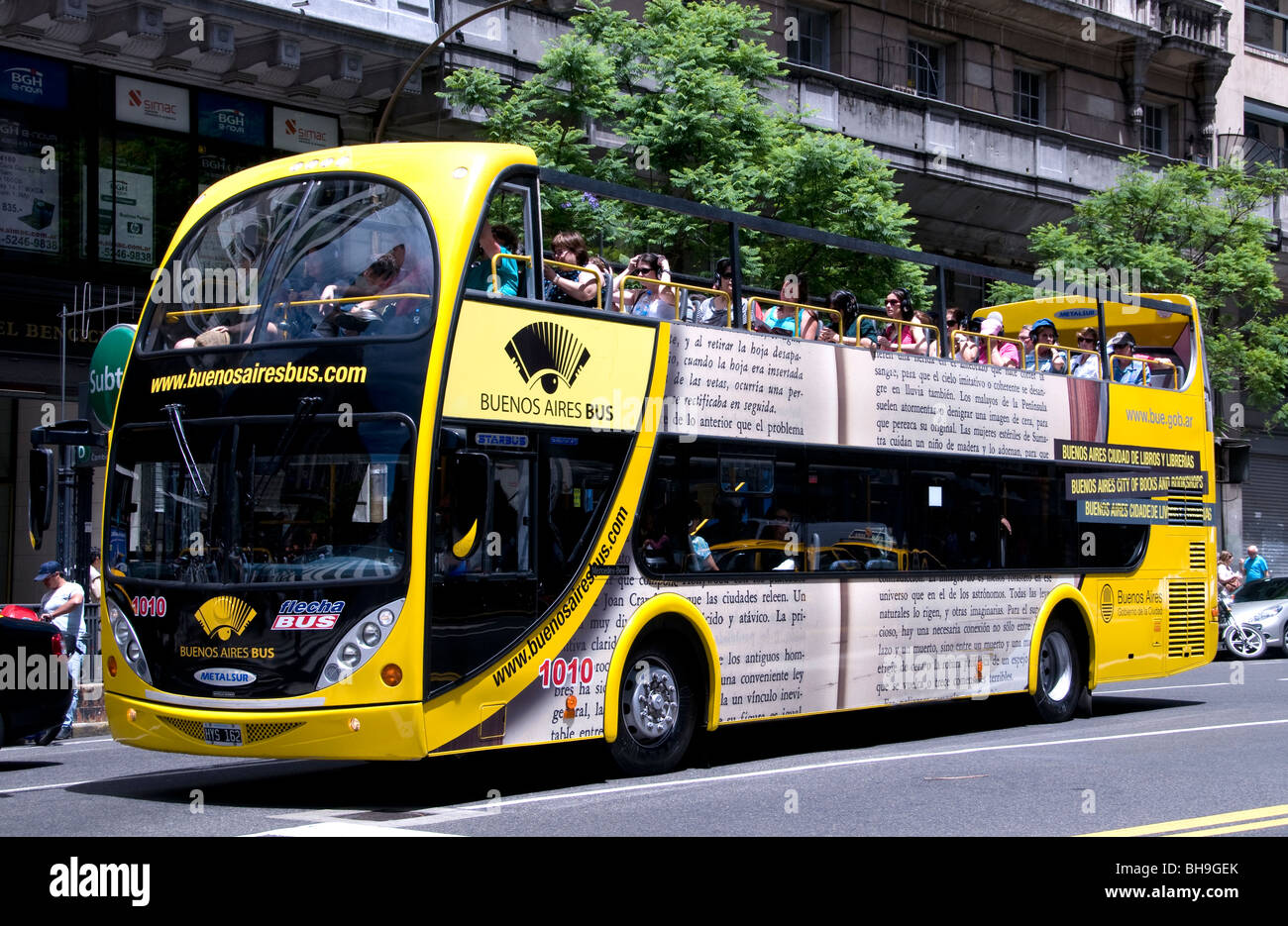 Buenos Aires Argentina Tourist Town City Town Bus Stock Photo