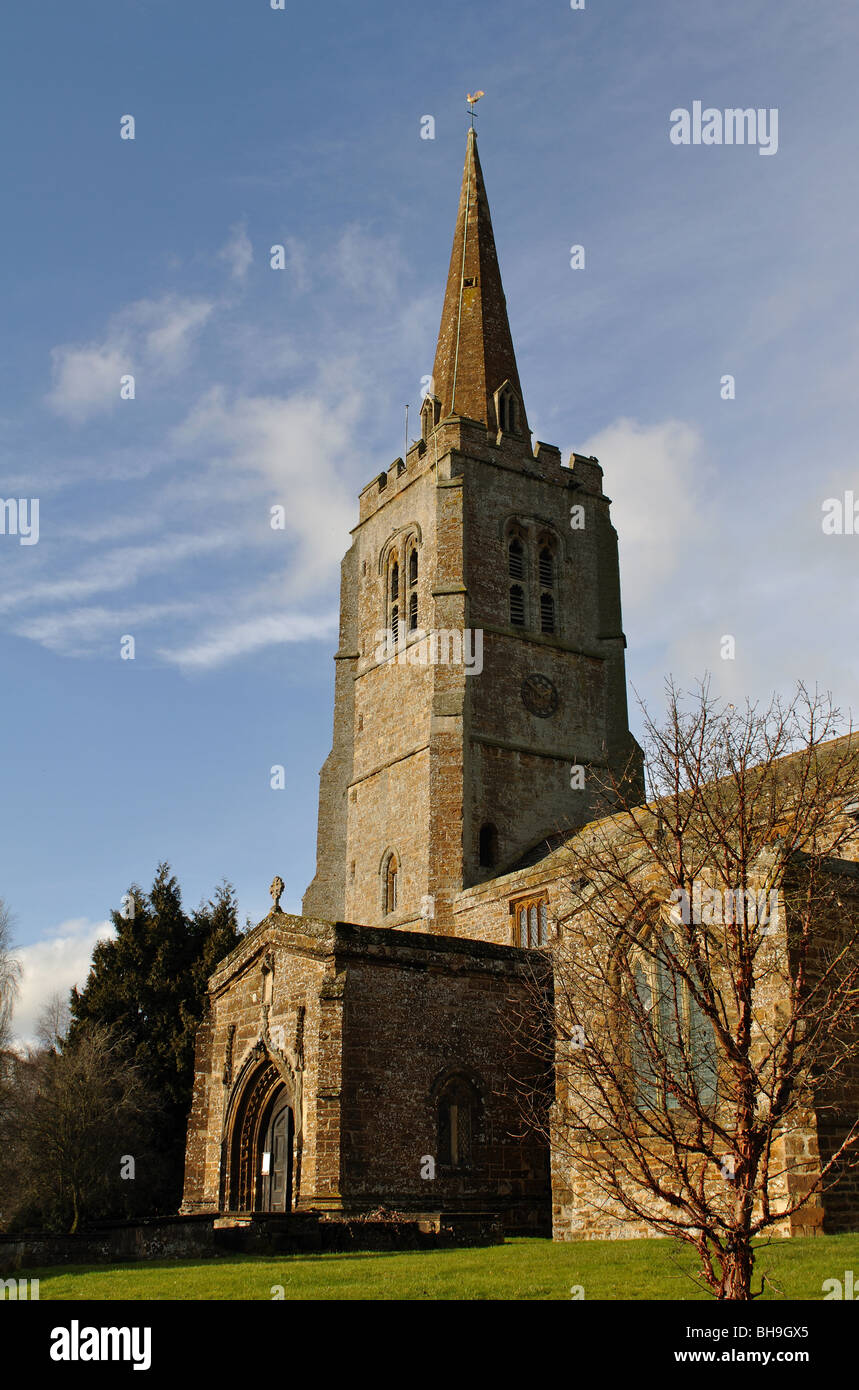 Holy Cross Church, Byfield, Northamptonshire, England, UK Stock Photo