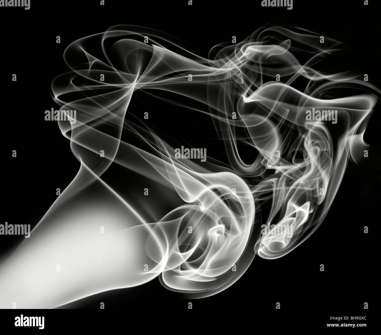 Swirls of smoke Stock Photo - Alamy