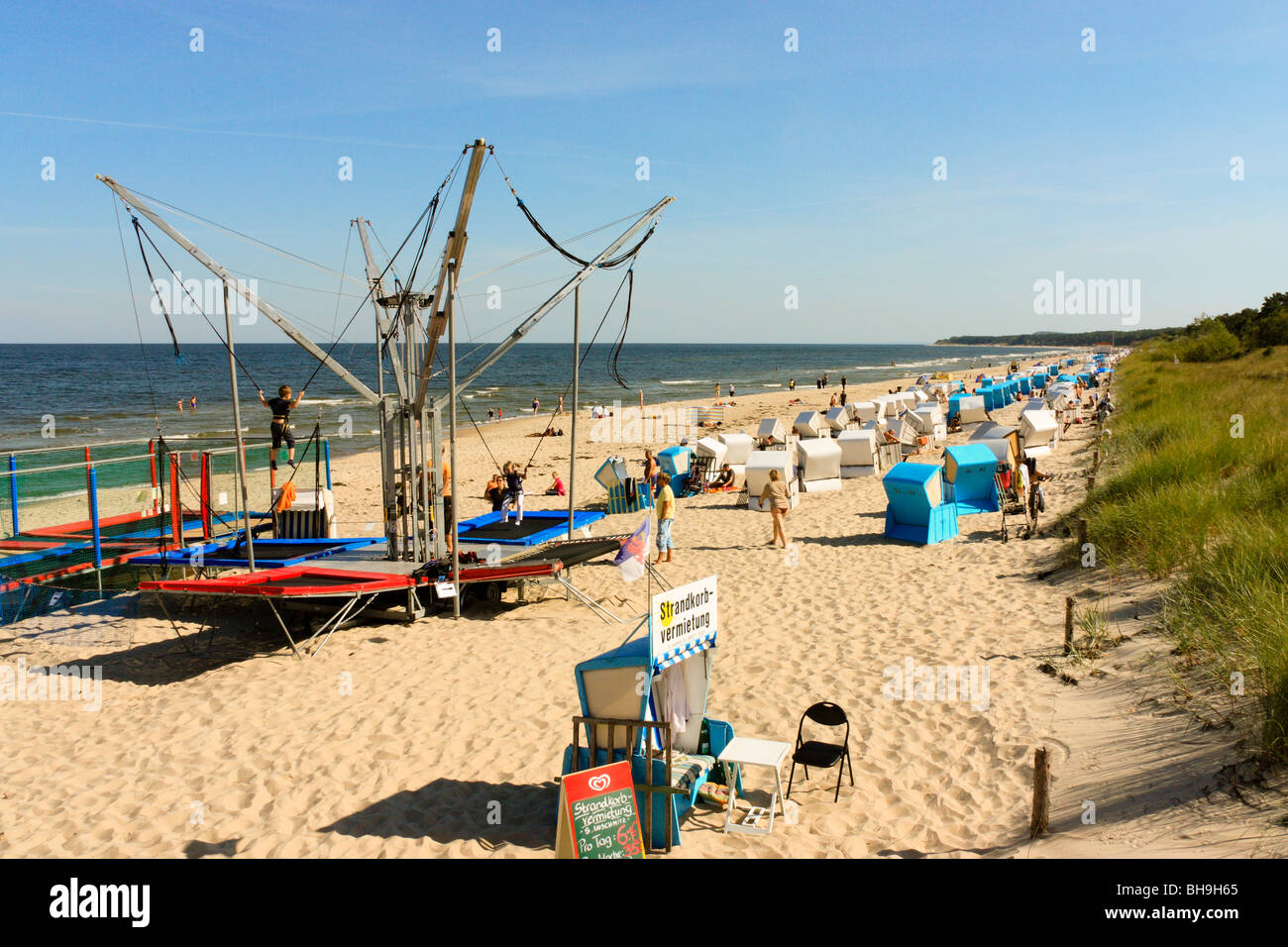 Usedom Beach Trampoline High Resolution Stock Photography and Images - Alamy