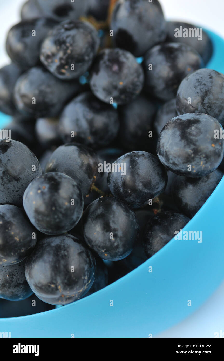 Blueberries in a bowl Stock Photo
